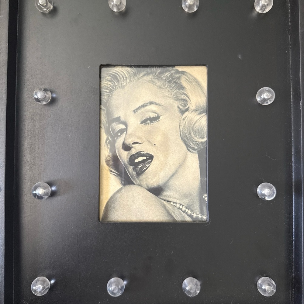 Marilyn Monroe Black Glamour Photo Frame with lights